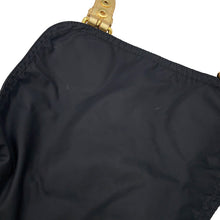 将图像加载到图库查看器中,BURBERRY Logo Backpack Black4033282 Nylon Leather