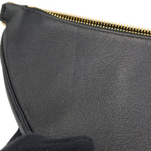 将图像加载到图库查看器中,JIMMY CHOO Logo ChainShoulder Bag Black Leather