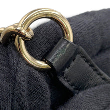 将图像加载到图库查看器中,JIMMY CHOO Logo ChainShoulder Bag Black Leather