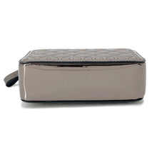 将图像加载到图库查看器中,Valentino Garavani Rock Studded Embossed ChainShoulder Bag GunMetalicQW0P0R59IIZ Patent Leather