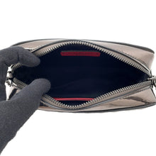 将图像加载到图库查看器中,Valentino Garavani Rock Studded Embossed ChainShoulder Bag GunMetalicQW0P0R59IIZ Patent Leather