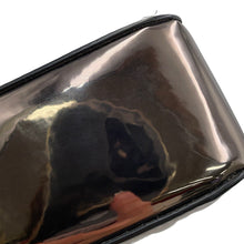 将图像加载到图库查看器中,Valentino Garavani Rock Studded Embossed ChainShoulder Bag GunMetalicQW0P0R59IIZ Patent Leather