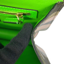 Load image into Gallery viewer, Valentino Garavani Glam Rock Camouflage Chainshoulder Bag Neon Green/Khaki Canvas Leather
