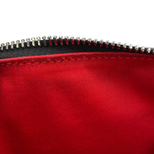 Load image into Gallery viewer, Christian Louboutin Logo Embossed Shoulder Bag Navy PVC Leather