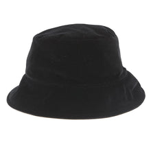 Load image into Gallery viewer, MIUMIU logo bucket hat Size M Black5HC196 Velvet