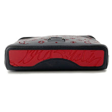 Load image into Gallery viewer, Christian Louboutin Punching Logo 2-Way Shoulder Bag Black/Red Leather