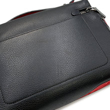 Load image into Gallery viewer, Christian Louboutin Punching Logo 2-Way Shoulder Bag Black/Red Leather