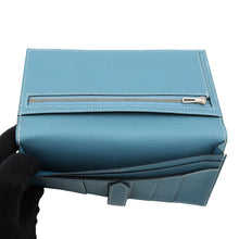 Load image into Gallery viewer, HERMES Beansufla Blue Jean Epsom