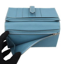 Load image into Gallery viewer, HERMES Beansufla Blue Jean Epsom