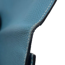 Load image into Gallery viewer, HERMES Beansufla Blue Jean Epsom