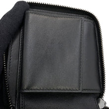 Load image into Gallery viewer, JIMMY CHOO LAWRENCE Star Studded Round Zip Bi-Fold Wallet SilverLAWRENCEAHQ Leather