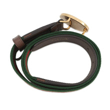 将图像加载到图库查看器中,GUCCI Cherie Line Belt Adidas Collaboration Size 90/36 Red/Green/Brown702259 Canvas Leather