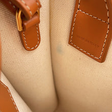 将图像加载到图库查看器中,CELINE Vertical hippopotamus Natural/Tan193302 Canvas Leather Size Mini