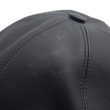 Load image into Gallery viewer, LOUIS VUITTON Sharing Cap Size M NoirM00493 Outer: 100% Lamb Leather, Partially: 77% Polyurethane, 23% Polyurethane