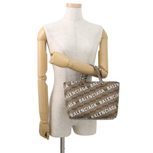 将图像加载到图库查看器中,BALENCIAGA BBMonogram 2WAY Tote Bag Brown702699 PVC
