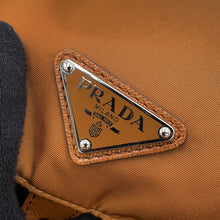 将图像加载到图库查看器中,PRADA Medium Re-Nylon Backpack with Pouch Brandy1BZ811 Nylon Leather