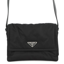 Load image into Gallery viewer, PRADA Small Padded Re-Nylon Shoulder Bag Black1BD313 Nylon Leather