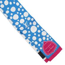 Load image into Gallery viewer, LOUIS VUITTON Scarf Bandeau Infinity Dot White/Blue/MulticolorM78290 Silk 100%