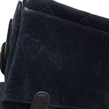 Load image into Gallery viewer, CHANEL CHANEL 25 Backpack BlackAS5600 Suede Calf Leather Size Medium