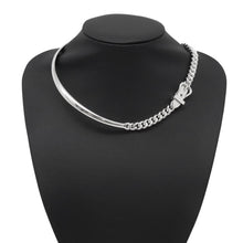 将图像加载到图库查看器中,HERMES BoucleSellier Inflexible Necklace Size PM/42H125210B SV925