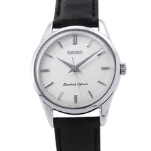 Load image into Gallery viewer, SEIKO Diamond shock W35.7mm Stainless Steel Leather Silver Dial4S24-0070