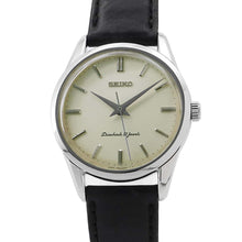 Load image into Gallery viewer, SEIKO Diamond shock W35.7mm Stainless Steel Leather Silver Dial4S24-0070