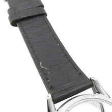 Load image into Gallery viewer, SEIKO Diamond shock W35.7mm Stainless Steel Leather Silver Dial4S24-0070