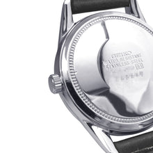 Load image into Gallery viewer, SEIKO Diamond shock W35.7mm Stainless Steel Leather Silver Dial4S24-0070