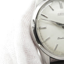 Load image into Gallery viewer, SEIKO Diamond shock W35.7mm Stainless Steel Leather Silver Dial4S24-0070