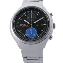 将图像加载到图库查看器中,SEIKO 5Sports Speed Timer W42mm Stainless Steel Black Dial6138-0020