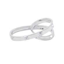 Load image into Gallery viewer, HERMES Crew de H Double Finger Ring Size 53/#13H125631B SV925