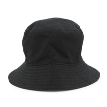 Load image into Gallery viewer, MIUMIU logo bucket hat Size S Black5HC196 Cotton100%
