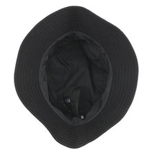 Load image into Gallery viewer, MIUMIU logo bucket hat Size S Black5HC196 Cotton100%