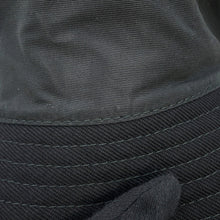 Load image into Gallery viewer, MIUMIU logo bucket hat Size S Black5HC196 Cotton100%