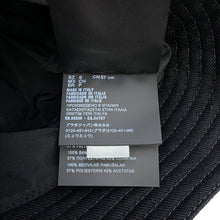 Load image into Gallery viewer, MIUMIU logo bucket hat Size S Black5HC196 Cotton100%