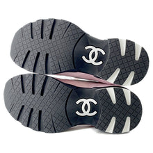 将图像加载到图库查看器中,CHANEL CC Logo Low Cut Sneakers Pink/Gray/BlackG46872 Suede Mix Fiber Size 36
