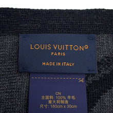 Load image into Gallery viewer, LOUIS VUITTON Scarf・LV Galaxy Size S NoirM93299 Wool100%