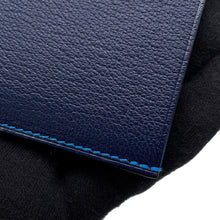 将图像加载到图库查看器中,HERMES Card Case "HSellier" Verso Blue Indigo/Blue Hydra Evergrain