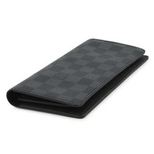 Load image into Gallery viewer, LOUIS VUITTON Portefeuille Brazza NoirN62665 Damier Graphite