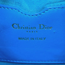 将图像加载到图库查看器中,Dior Macrocannage Vibe Hobo Bag Blue/WhiteM7200ODDO Lambskin Size Small