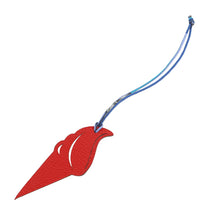 将图像加载到图库查看器中,HERMES Petit H Bag Charm Soft Cream Rouge Casaque/Black Epsom Togo Leather