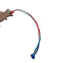 Load image into Gallery viewer, HERMES Petit H Bag Charm Snowman Etoupe/Blue Indigo Epsom Togo Leather