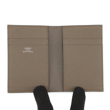 Load image into Gallery viewer, HERMES MC2 Euclid Card Case Etoupe Epsom