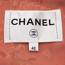 将图像加载到图库查看器中,CHANEL Collarless Jacket Size 40 OrangeP77694 Wool 58% Alpaca 23% Polyamide 13% Paper 6%