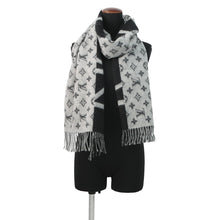 Load image into Gallery viewer, LOUIS VUITTON Scarf・LV Split NoirM70924 Cashmere100%