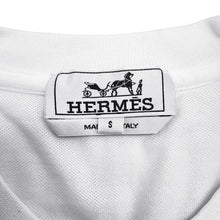 Load image into Gallery viewer, HERMES HEmbroidery Pocket T-Shirt Size S White Cotton100%