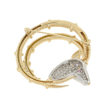 将图像加载到图库查看器中,TIFFANY&Co. Ibex Brooch Jean Schlumberger60022750 K18YG Pt950