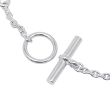 将图像加载到图库查看器中,HERMES Chaine d'Ancre Farandole Necklace Size 120 SV925