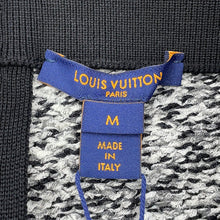 Load image into Gallery viewer, LOUIS VUITTON tight skirt Size M White/Black/Gray Cotton69% Wool15% Nylon15% Polyurethane1%