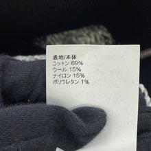 Load image into Gallery viewer, LOUIS VUITTON tight skirt Size M White/Black/Gray Cotton69% Wool15% Nylon15% Polyurethane1%